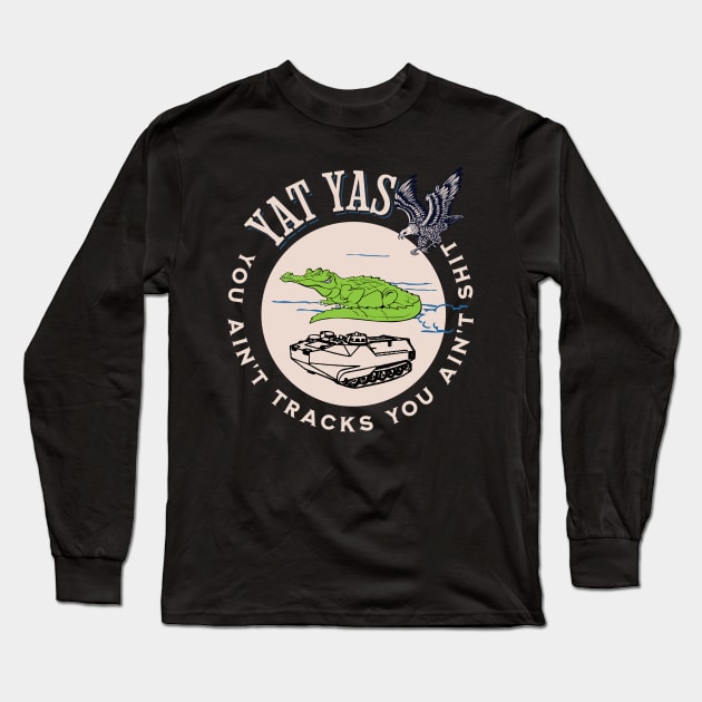 USMC YAT YAS 1833 Amtrac AAV Long Sleeve T-Shirt by outrigger